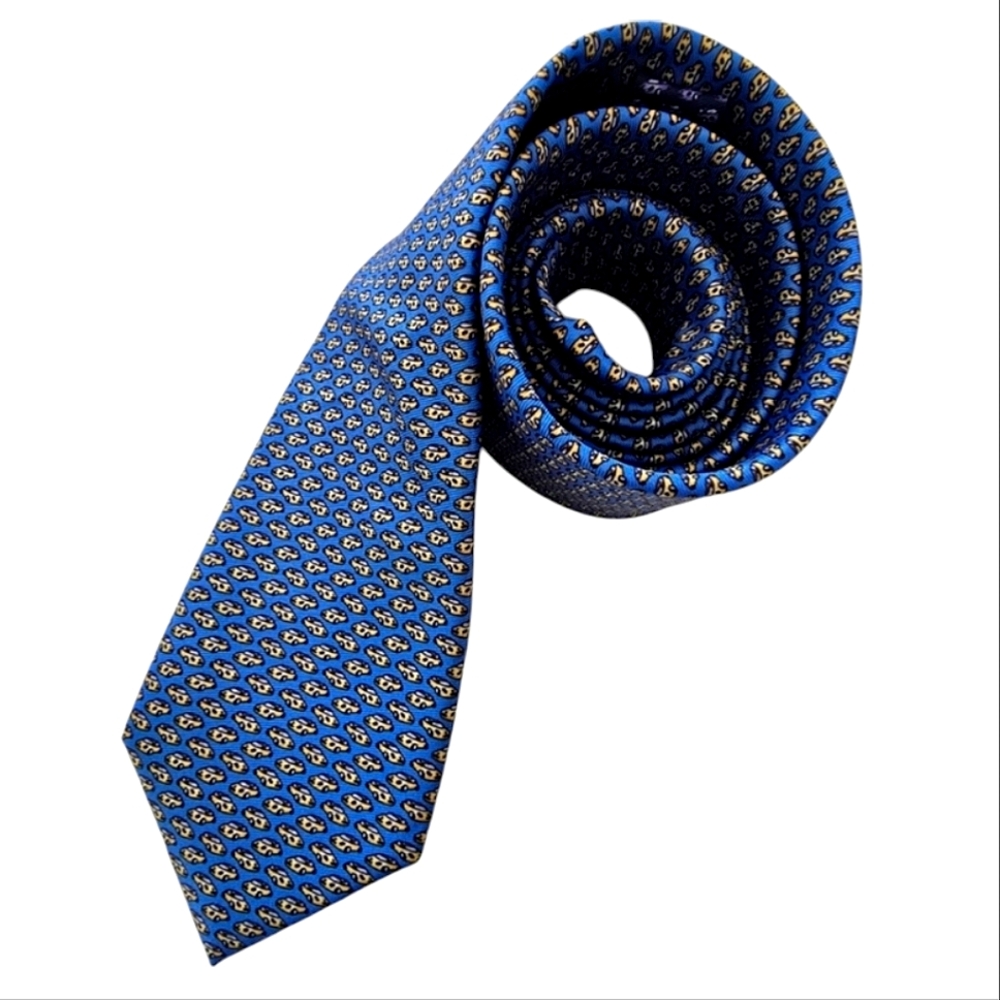 NEW Nicole Miller New York Car Printed Tie